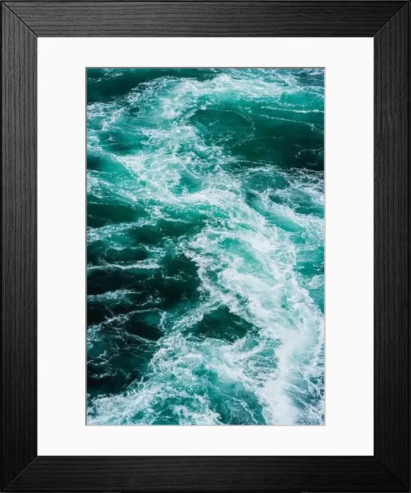 Framed Print : Top Down over sea waves - 4.jpg, Top Down over sea waves Framed Print : Top Down over sea waves - 4.jpg, Top Down over sea waves
