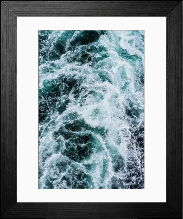 Framed Print : Top Down over sea waves - 4.jpg, Top Down over sea waves Framed Print : Top Down over sea waves - 4.jpg, Top Down over sea waves