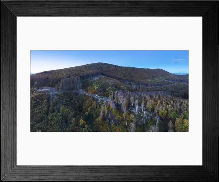 Framed Print : Colorful sunset in the mountains of the Little Carpathians in Slovakia at autumn evening Framed Print : Colorful sunset in the mountains of the Little Carpathians in Slovakia at autumn evening