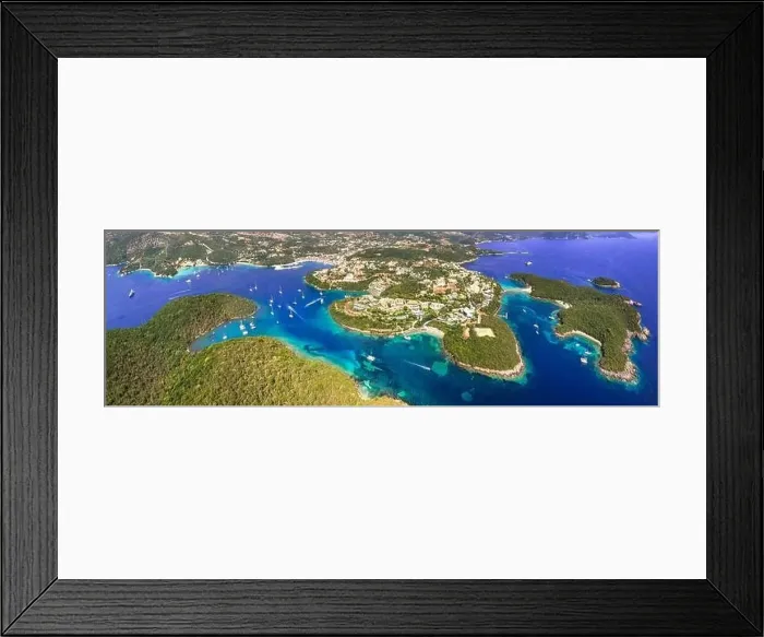 Framed Print : Sivota - stunning aerial drone video of turquoise sea known as Blue Lagoon and white sandy beaches Framed Print : Sivota - stunning aerial drone video of turquoise sea known as Blue Lagoon and white sandy beaches