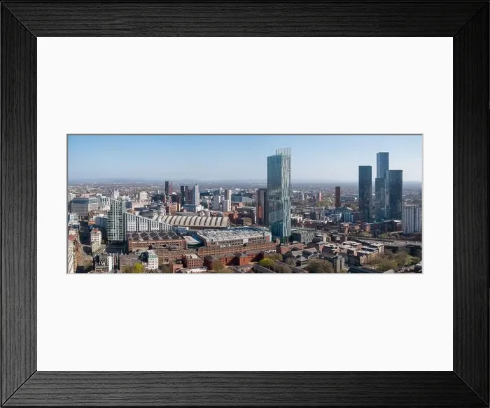 Framed Print : Panoramic aerial view of Beetham Tower Framed Print : Panoramic aerial view of Beetham Tower