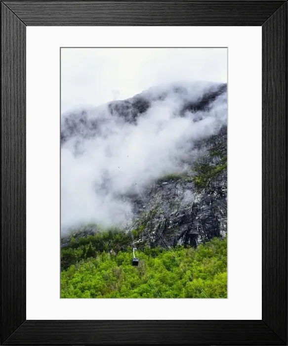 Framed Print : LOEN Skylift, Olden, Innvikfjorden, Norway Framed Print : LOEN Skylift, Olden, Innvikfjorden, Norway