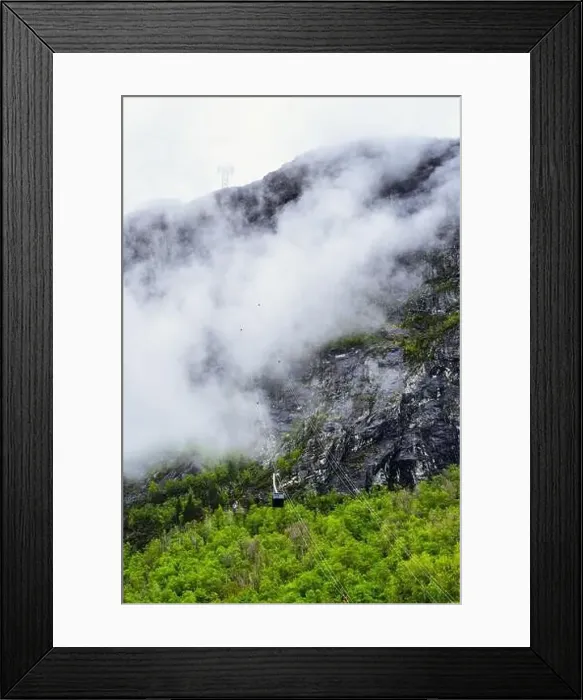 Framed Print : LOEN Skylift, Olden, Innvikfjorden, Norway Framed Print : LOEN Skylift, Olden, Innvikfjorden, Norway