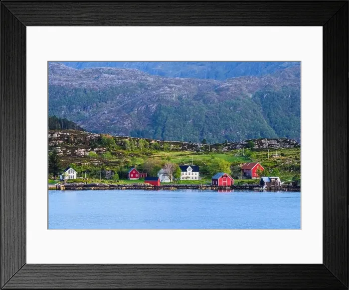 Framed Print : Mountains and Fiord over Norwegian Village, Olden, Innvikfjorden, Norway, Europe Framed Print : Mountains and Fiord over Norwegian Village, Olden, Innvikfjorden, Norway, Europe