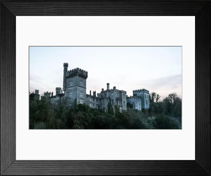 Framed Print : Aerial view of majestic Lismore Castle in County Waterford