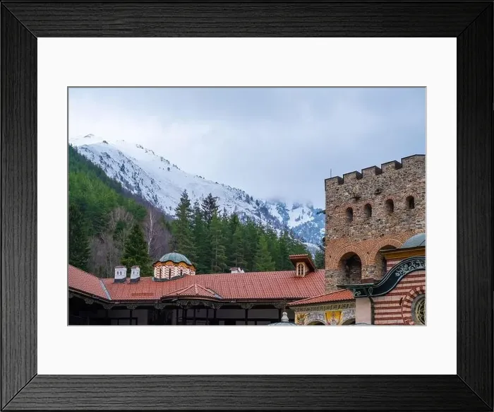 Framed Print : Monastery of Saint Ivan (John) of Rila (Rila Monastery), Bulgaria Framed Print : Monastery of Saint Ivan (John) of Rila (Rila Monastery), Bulgaria
