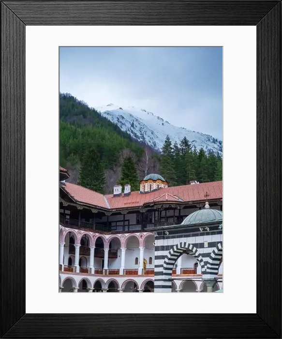 Framed Print : Monastery of Saint Ivan (John) of Rila (Rila Monastery), Bulgaria Framed Print : Monastery of Saint Ivan (John) of Rila (Rila Monastery), Bulgaria