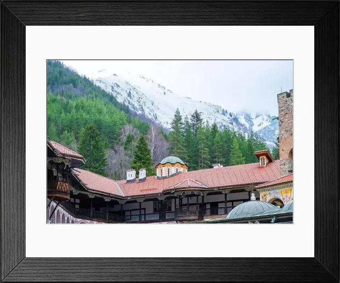 Framed Print : Monastery of Saint Ivan (John) of Rila (Rila Monastery), Bulgaria Framed Print : Monastery of Saint Ivan (John) of Rila (Rila Monastery), Bulgaria