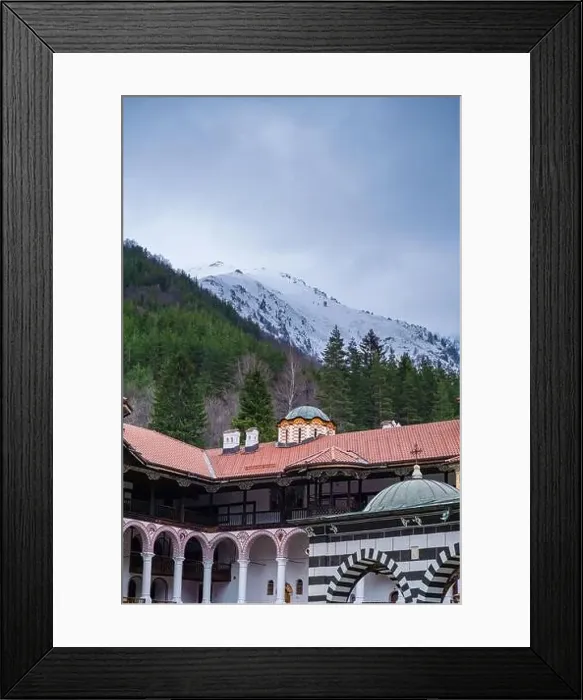 Framed Print : Monastery of Saint Ivan (John) of Rila (Rila Monastery), Bulgaria Framed Print : Monastery of Saint Ivan (John) of Rila (Rila Monastery), Bulgaria