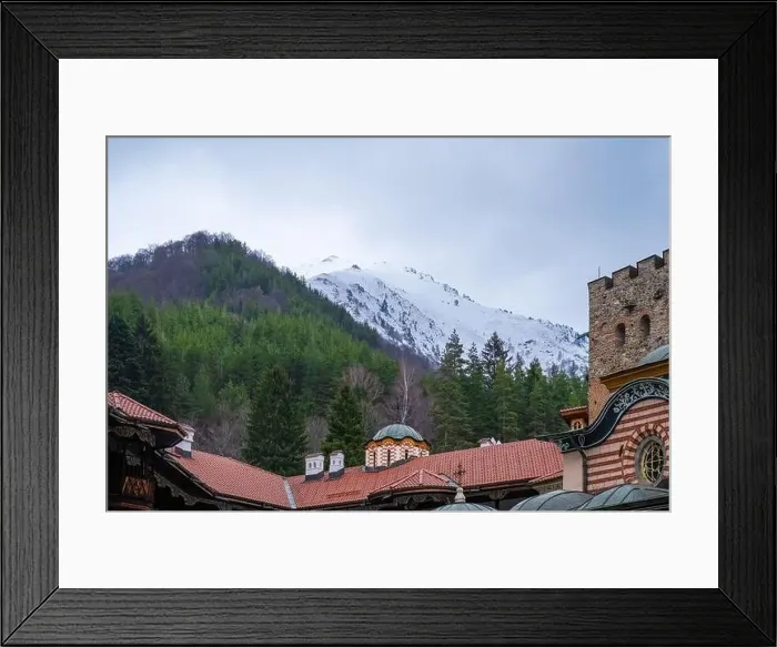Framed Print : Monastery of Saint Ivan (John) of Rila (Rila Monastery), Bulgaria Framed Print : Monastery of Saint Ivan (John) of Rila (Rila Monastery), Bulgaria