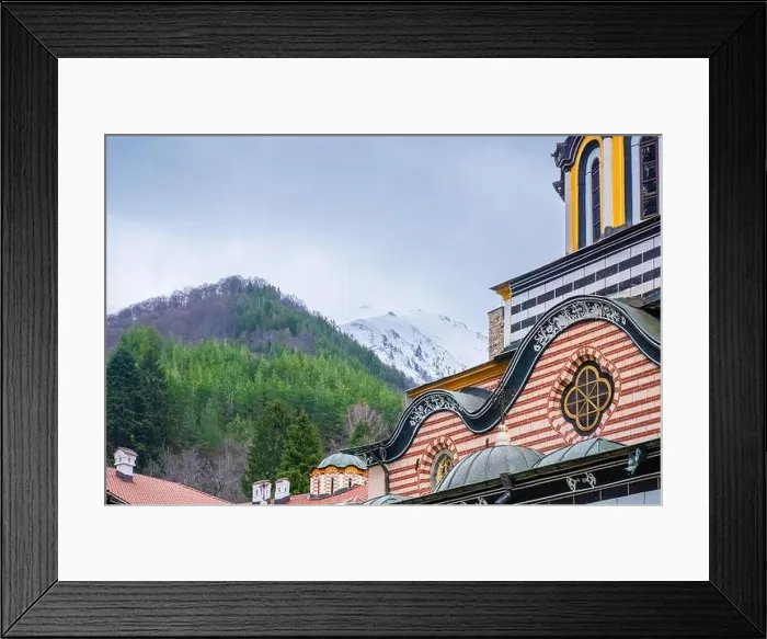Framed Print : Monastery of Saint Ivan (John) of Rila (Rila Monastery), Bulgaria Framed Print : Monastery of Saint Ivan (John) of Rila (Rila Monastery), Bulgaria