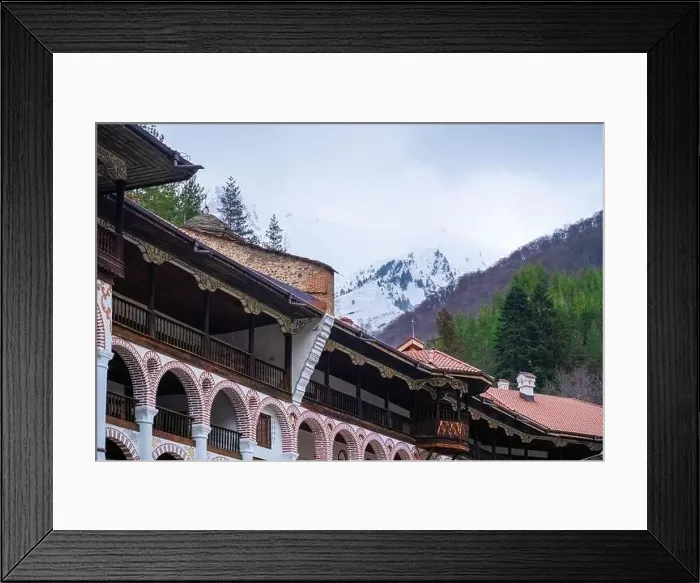 Framed Print : Monastery of Saint Ivan (John) of Rila (Rila Monastery), Bulgaria Framed Print : Monastery of Saint Ivan (John) of Rila (Rila Monastery), Bulgaria