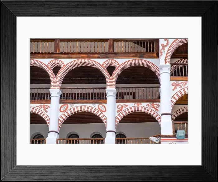 Framed Print : Monastery of Saint Ivan (John) of Rila (Rila Monastery), Bulgaria Framed Print : Monastery of Saint Ivan (John) of Rila (Rila Monastery), Bulgaria