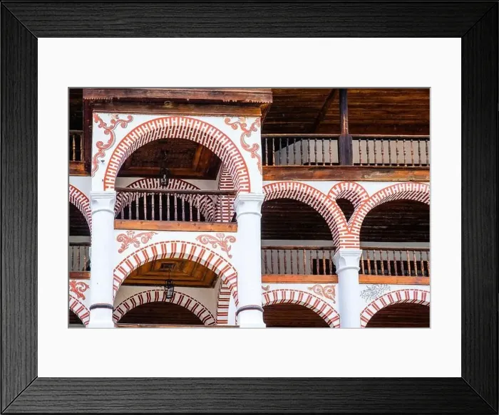 Framed Print : Monastery of Saint Ivan (John) of Rila (Rila Monastery), Bulgaria Framed Print : Monastery of Saint Ivan (John) of Rila (Rila Monastery), Bulgaria