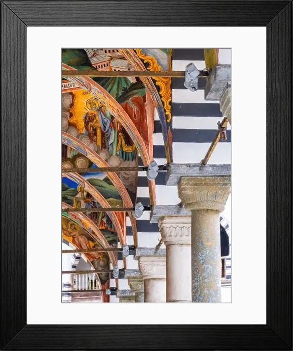 Framed Print : Monastery of Saint Ivan (John) of Rila (Rila Monastery), Bulgaria Framed Print : Monastery of Saint Ivan (John) of Rila (Rila Monastery), Bulgaria