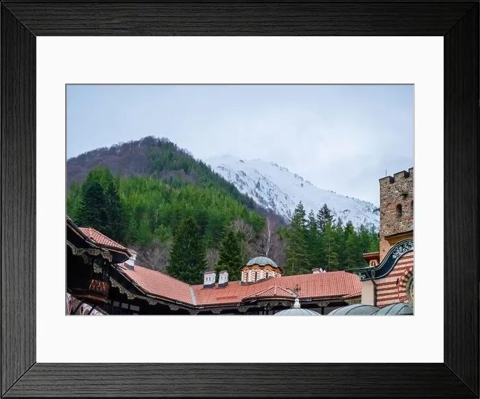 Framed Print : Monastery of Saint Ivan (John) of Rila (Rila Monastery), Bulgaria Framed Print : Monastery of Saint Ivan (John) of Rila (Rila Monastery), Bulgaria