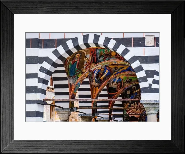 Framed Print : Monastery of Saint Ivan (John) of Rila (Rila Monastery), Bulgaria Framed Print : Monastery of Saint Ivan (John) of Rila (Rila Monastery), Bulgaria