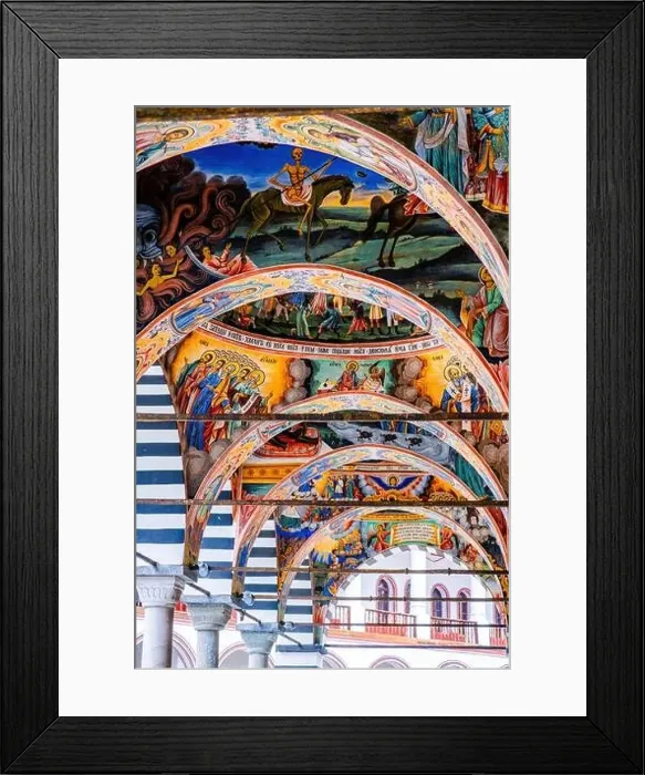 Framed Print : Monastery of Saint Ivan (John) of Rila (Rila Monastery), Bulgaria Framed Print : Monastery of Saint Ivan (John) of Rila (Rila Monastery), Bulgaria