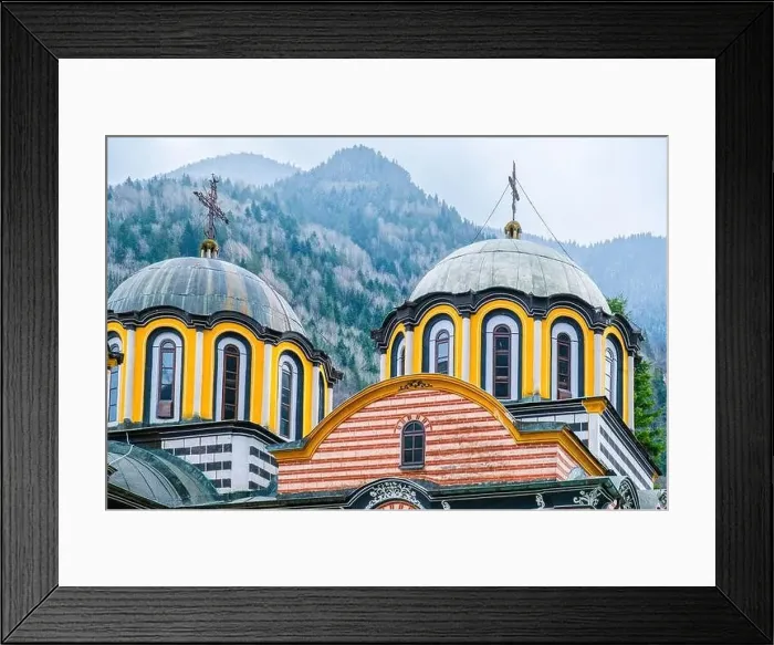 Framed Print : Monastery of Saint Ivan (John) of Rila (Rila Monastery), Bulgaria Framed Print : Monastery of Saint Ivan (John) of Rila (Rila Monastery), Bulgaria