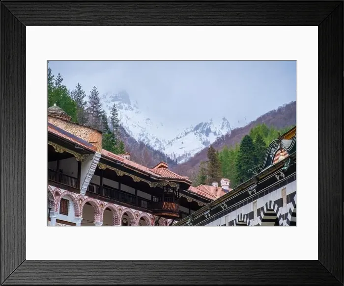 Framed Print : Monastery of Saint Ivan (John) of Rila (Rila Monastery), Bulgaria Framed Print : Monastery of Saint Ivan (John) of Rila (Rila Monastery), Bulgaria