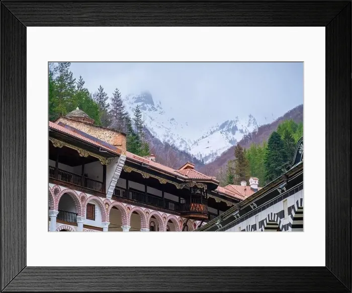Framed Print : Monastery of Saint Ivan (John) of Rila (Rila Monastery), Bulgaria Framed Print : Monastery of Saint Ivan (John) of Rila (Rila Monastery), Bulgaria