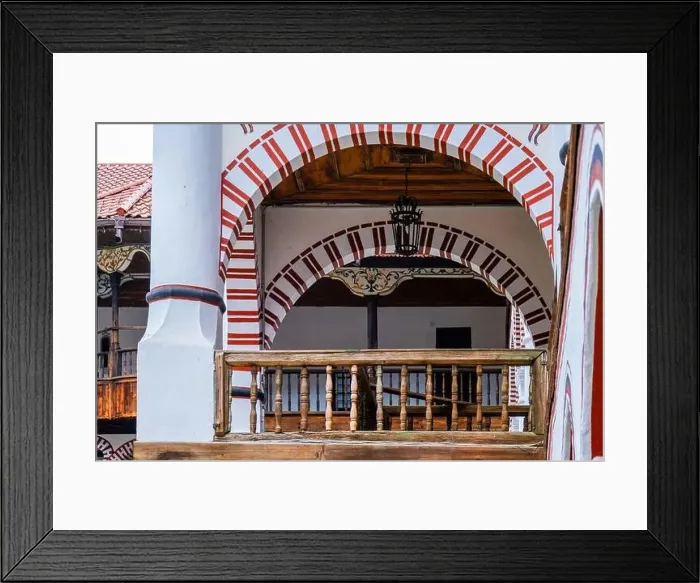 Framed Print : Monastery of Saint Ivan (John) of Rila (Rila Monastery), Bulgaria Framed Print : Monastery of Saint Ivan (John) of Rila (Rila Monastery), Bulgaria