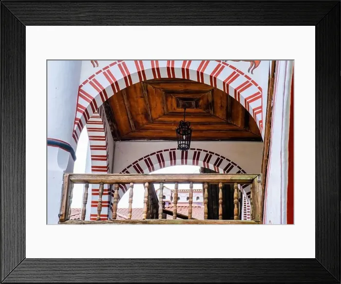 Framed Print : Monastery of Saint Ivan (John) of Rila (Rila Monastery), Bulgaria Framed Print : Monastery of Saint Ivan (John) of Rila (Rila Monastery), Bulgaria