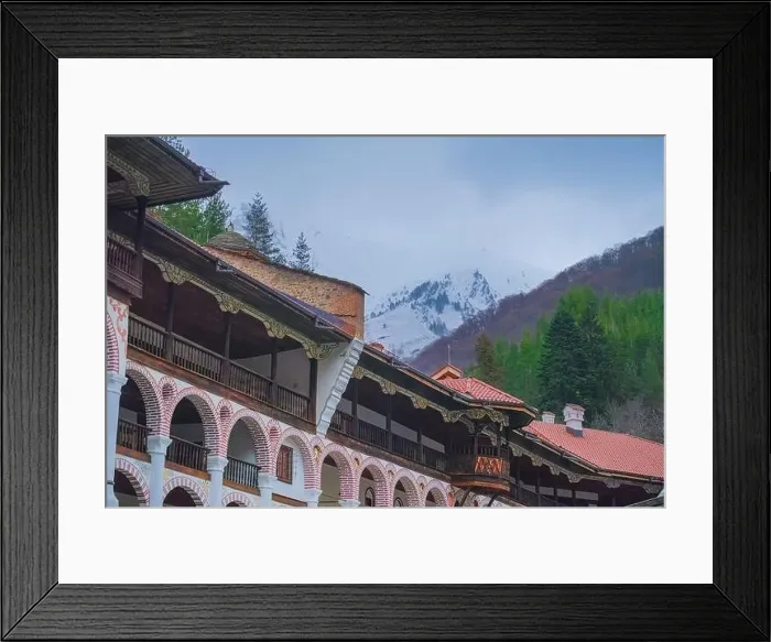 Framed Print : Monastery of Saint Ivan (John) of Rila (Rila Monastery), Bulgaria Framed Print : Monastery of Saint Ivan (John) of Rila (Rila Monastery), Bulgaria