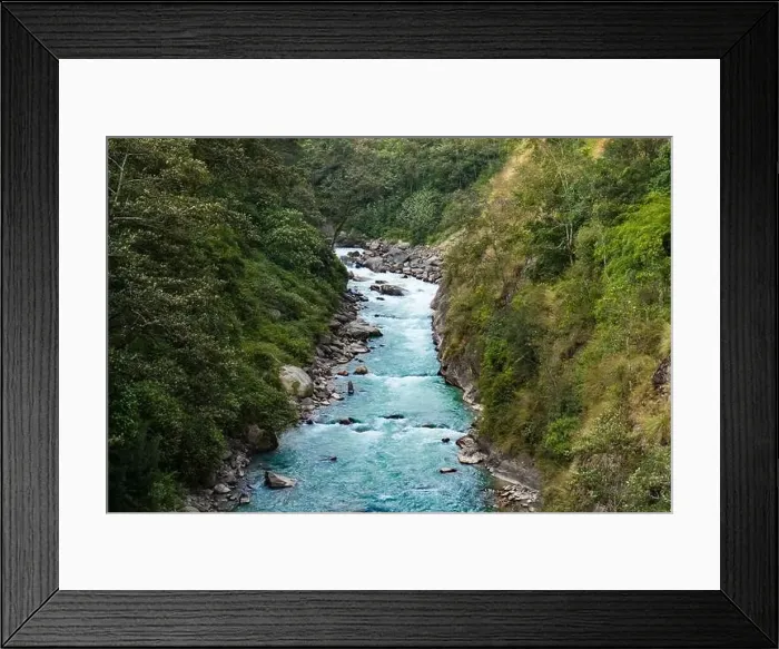Framed Print : Tamor River on route to Kanchenjunga Base Camp Trek Nepal Framed Print : Tamor River on route to Kanchenjunga Base Camp Trek Nepal