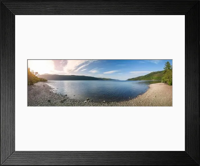 Framed Print : Drone panorama showcases Loch Ness in its full glory Framed Print : Drone panorama showcases Loch Ness in its full glory