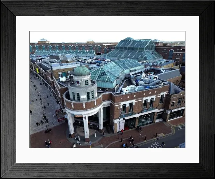 Framed Print : Atria Shopping Centre Aerial view Framed Print : Atria Shopping Centre Aerial view
