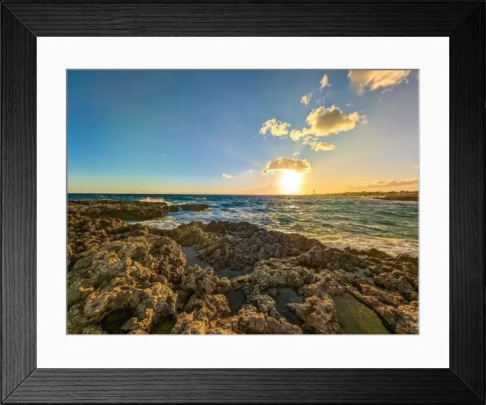Framed Print : Aerial drone view of the harbor, housing and the beach of Cala en Bosc on the Spanish island of Menorca Framed Print : Aerial drone view of the harbor, housing and the beach of Cala en Bosc on the Spanish island of Menorca