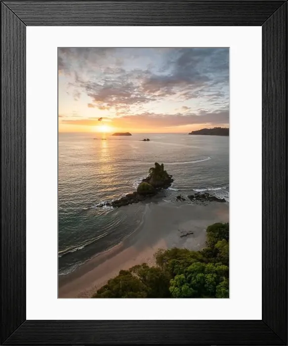 Framed Print : Aerial view of Manuel Antonio Beach, Manuel Antonio National Park, Puntarenas Province, Costa Rica, Central America Framed Print : Aerial view of Manuel Antonio Beach, Manuel Antonio National Park, Puntarenas Province, Costa Rica, Central America