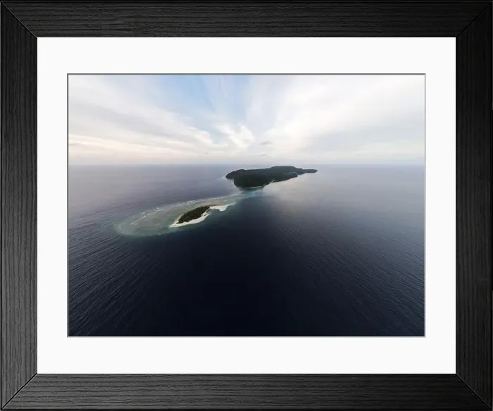 Framed Print : Aerial view Travel to the paradise sea beach Framed Print : Aerial view Travel to the paradise sea beach