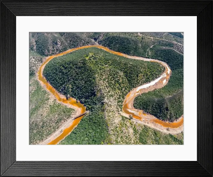 Framed Print : Aerial drone view of Cerro Salomon Framed Print : Aerial drone view of Cerro Salomon