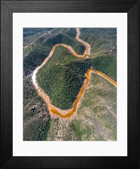 Framed Print : Aerial drone view of Cerro Salomon Framed Print : Aerial drone view of Cerro Salomon