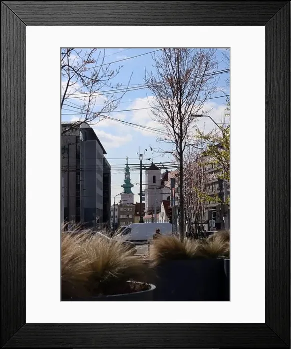 Framed Print : Old town of Bratislava, Slovakia on sunny spring day Framed Print : Old town of Bratislava, Slovakia on sunny spring day