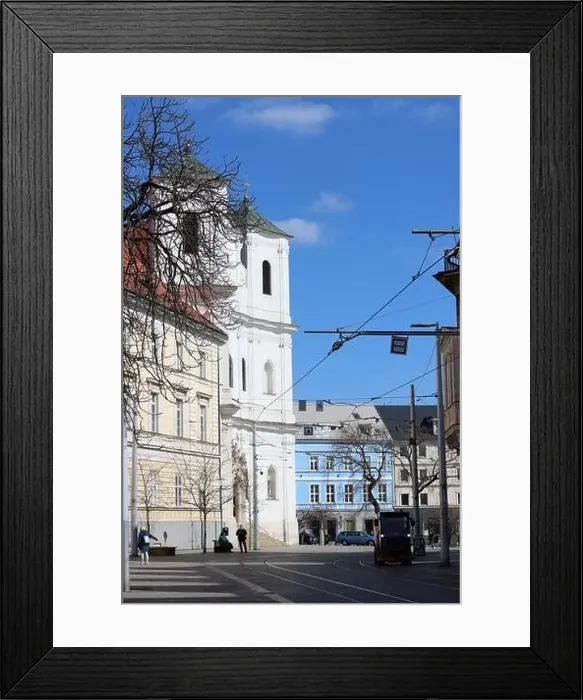 Framed Print : Old town of Bratislava, Slovakia on sunny spring day Framed Print : Old town of Bratislava, Slovakia on sunny spring day