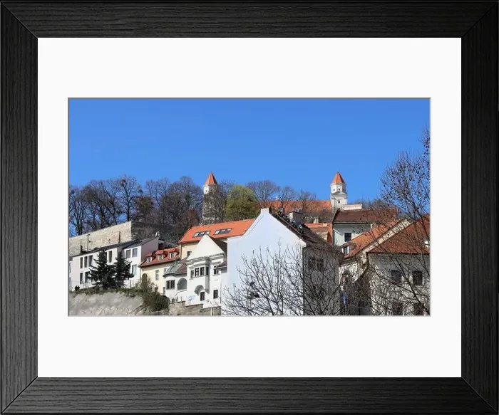 Framed Print : Old town of Bratislava, Slovakia on sunny spring day Framed Print : Old town of Bratislava, Slovakia on sunny spring day