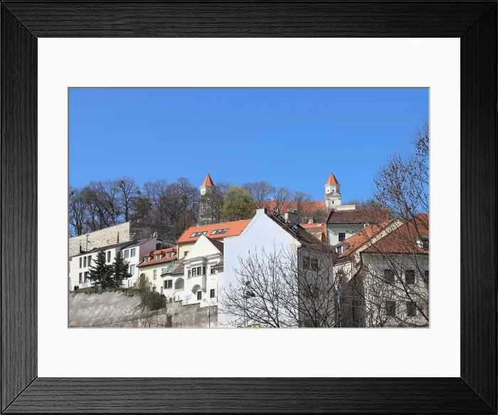 Framed Print : Old town of Bratislava, Slovakia on sunny spring day Framed Print : Old town of Bratislava, Slovakia on sunny spring day