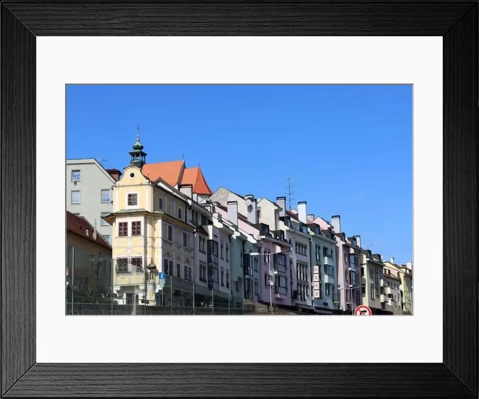 Framed Print : Old town of Bratislava, Slovakia on sunny spring day Framed Print : Old town of Bratislava, Slovakia on sunny spring day