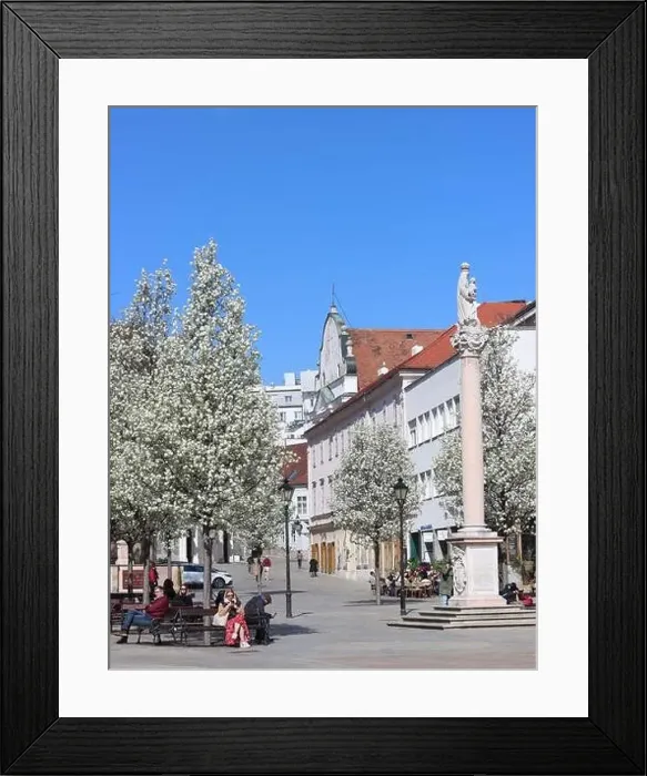 Framed Print : Old town of Bratislava, Slovakia on sunny spring day Framed Print : Old town of Bratislava, Slovakia on sunny spring day