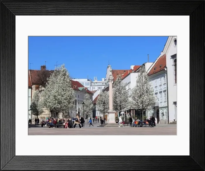 Framed Print : Old town of Bratislava, Slovakia on sunny spring day Framed Print : Old town of Bratislava, Slovakia on sunny spring day