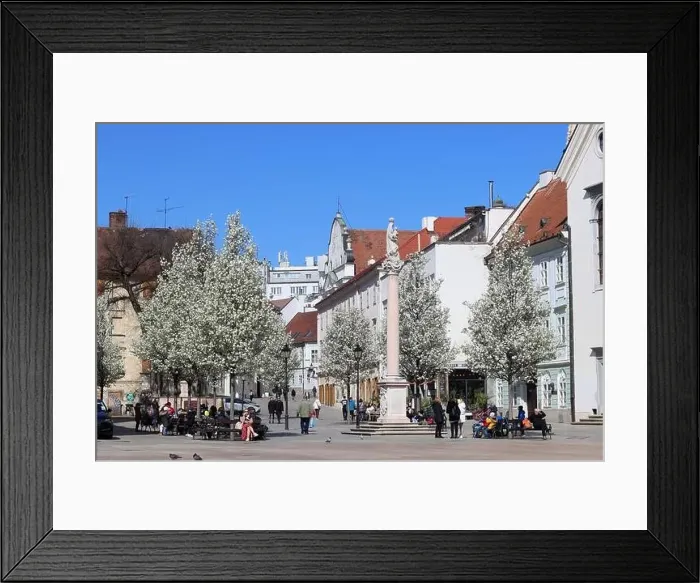 Framed Print : Old town of Bratislava, Slovakia on sunny spring day Framed Print : Old town of Bratislava, Slovakia on sunny spring day
