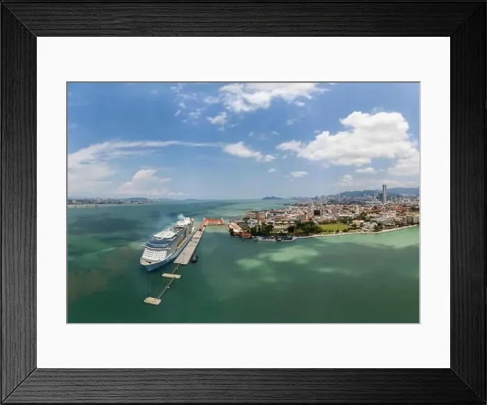 Framed Print : Georgetown, Malaysia - August 13 2022 Framed Print : Georgetown, Malaysia - August 13 2022