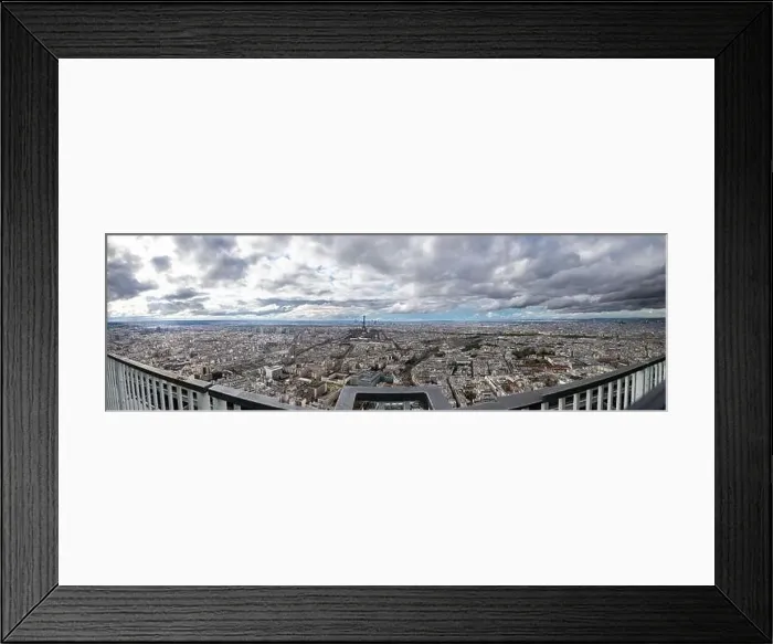 Framed Print : aerial view of Paris with Eiffel Tower France Framed Print : aerial view of Paris with Eiffel Tower France