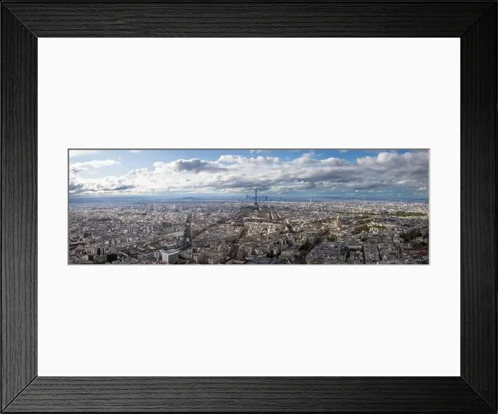 Framed Print : aerial view of Paris with Eiffel Tower France Framed Print : aerial view of Paris with Eiffel Tower France