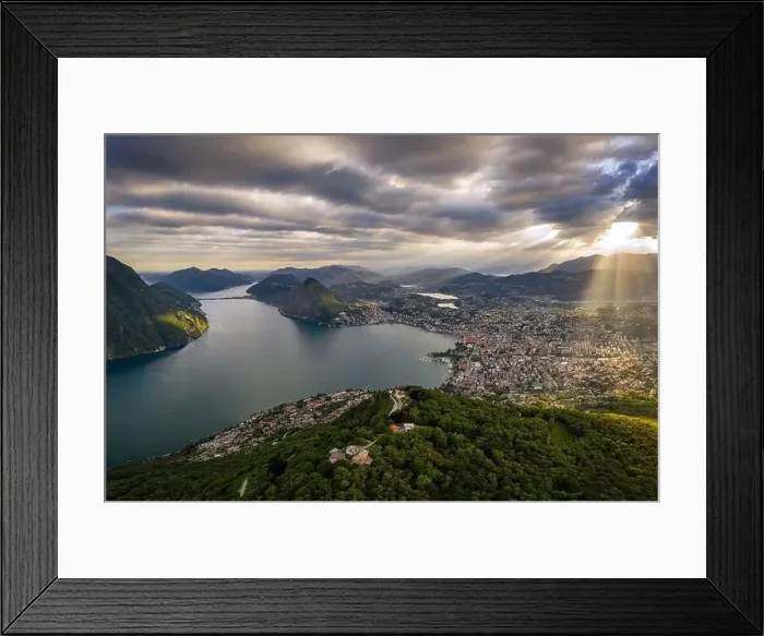 Framed Print : lugano, Switzerland Framed Print : lugano, Switzerland
