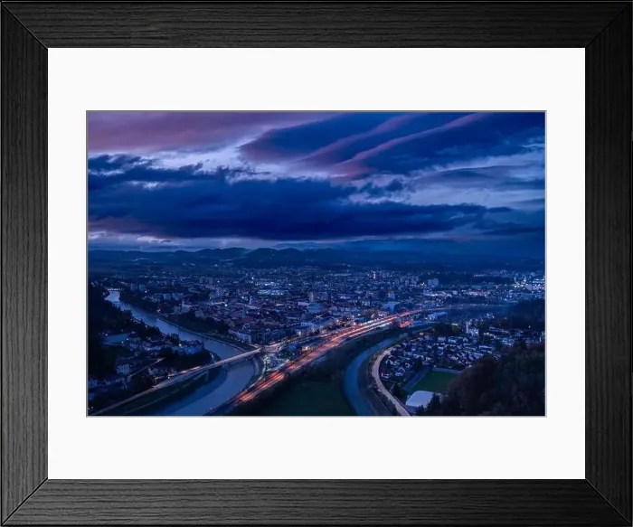 Framed Print : Celje by night Framed Print : Celje by night