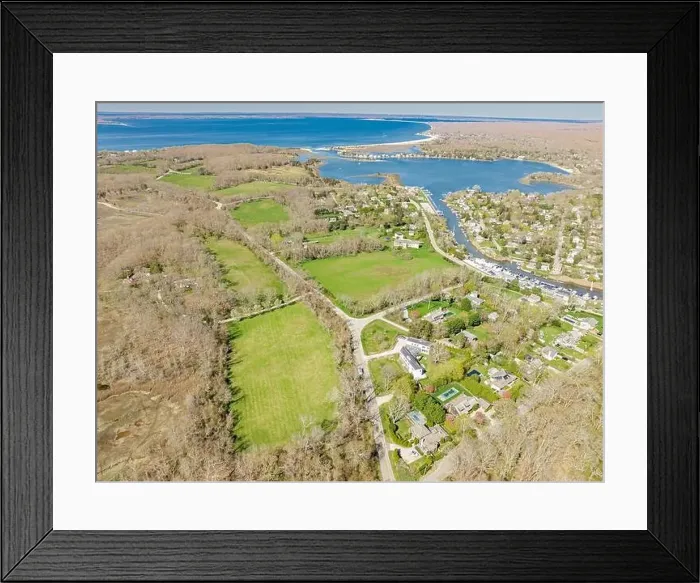 Framed Print : aerial view of north sea harbor and vicinity Framed Print : aerial view of north sea harbor and vicinity